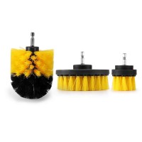 3pcs Power Drill Brush Sets All Purpose Scrubber Cleaning Kit for Kitchen/Bathroom/Car